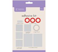 Crafter's Companion Paquete de Adhesivos Secos en un práctico Kit, Blanco, Talla única