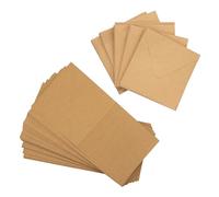 Crafter's Companion - Tarjetas y sobres Kraft de 5 x 5 pulgadas - Paquete de 100 - Incluye 50 tarjetas en blanco y 50 sobres a juego - Ideal para una variedad de ocasiones