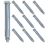CRAFTHROU 10 Pernos de Expansión M8 y Alta Resistencia Instalación Rápida de Acero al Carbono para Elementos y Topes de Velocidad para Zonas Residenciales