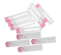 CRAFTHROU 10 Piezas Caja Organizadora de Brocas para Uñas Caja de Almacenamiento de Brocas de Uñas Plástico Transparente Diseño Pequeño y Plano No Deformable Evita Mezcla y Pérdida