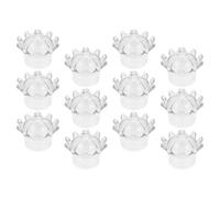 CRAFTHROU 12 Cajas Transparentes para Dulces Forma de, Decorativas y Funcionales para Almacenamiento de Caramelos en Fiestas y Bodas