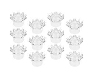 CRAFTHROU 12 Cajas Transparentes para Dulces Forma de, Decorativas y Funcionales para Almacenamiento de Caramelos en Fiestas y Bodas
