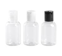 CRAFTHROU 12piezas Botella de Loción con Cierre de Disco para Viaje Baño y Ducha Botella de Loción Reutilizable con Boquilla Extraíble y Bocca Ancha Aceites Shampoo y Color Color Aleatorio