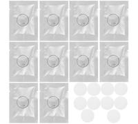 CRAFTHROU 24 Piezas Almohadillas Aromáticas para Coche de Ventilación Automática en Color Plata, Fáciles de Usar para Aliviar la Fatiga Celebración Verano