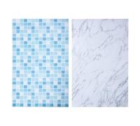 CRAFTHROU 2piezas Papel Tapiz para Cocina Doble Cara y Resistente al Aceite para Fotografía Telón de Estudio Profesional de Alimentos y Productos