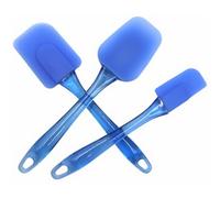 CRAFTHROU 3piezas Espátula de Silicona Unidades de Lenguas de Cocina Flexible y Resistentes al Calor para Hornear Mezclar y Retirar Comida