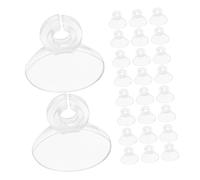 CRAFTHROU 40 Clips de Ventosa Suaves para Tubo de Oxígeno de Acuario, Abrazaderas Duraderas para Peceras con Fijación Rápida, Accesorios Compactos para Sistemas de Aireación en Acuarios