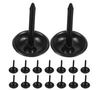 CRAFTHROU 500 Piezas Chinchetas Decorativas de Hierro para Tapicería en Color Negro, Tamaño 13x7 Mm, Acabado Elegante y Fácil Instalación para Sala y Dormitorio