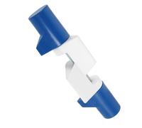 CRAFTHROU Abrazadera de Laboratorio Compatible Varillas Roscadas de Doble Tornillo Diseño Cruzado, Material Metal y Plástico para Uso Estable en Laboratorio