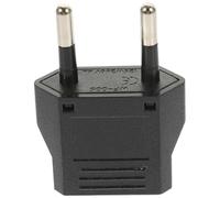 CRAFTHROU Adaptador de Tomacorriente Extensor, Adaptador de Viaje Europeo a Americano, Cobre, 6a 220v, Negro, para Viajes por Europa y Conversión de Enchufe