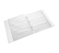 CRAFTHROU Álbum Organizador de Billetes y Fotos DIY en Pvc Blanco Fundas para Almacenar Entradas y Recibos para Uso en Casa y Familia