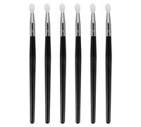 CRAFTHROU Aplicadores de Maquillaje Set de 6 Material Plástico y Silicona de Silicona para Brillo de Labios y Sombras de Ojos Uso Profesional Casa