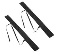 CRAFTHROU Bolsa de Espada Japonesa Negra de Poliéster, 2 Piezas | Espada, Protección y Actuaciones, Formato Portátil, Práctico para Colección, Lote de Dos Unidades
