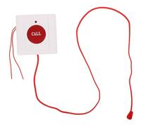 CRAFTHROU Botón y Material de Plástico de Llamada de Emergencia Diseño de Cuerda, Instalación Fácil para Pacientes Mayores y Discapacitados Adecuado para Hospitales y Lugares Que Lo