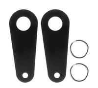 CRAFTHROU Colgador para Timbre de Motocicleta Soporte Resistente y Fácil de Instalar 2 Piezas de Acero Inoxidable Negro para Campana Eléctrica en Paseos Urbanos Larga Distancia
