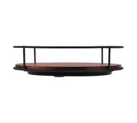 CRAFTHROU Estante Giratorio para Especias de Madera Natural, Organizador Redondo para Cocina Diseño Práctico y Optimización de Espacio