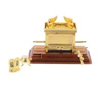 CRAFTHROU Estatua del Pacto Israelí Réplica en Tamaño Pequeño Caja Religiosa Decorativa y Función Educativa para Decoración de Mesa Religiosa en Eventos y Sinagogas