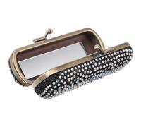 CRAFTHROU Estuche Organizador de Lápiz Labial Estilo Chino Espejo, Aleación Baño Antiguo, Protege y Ordena Tu Maquillaje en Viajes y Bolso