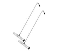 CRAFTHROU Gancho de Acero Inoxidable para Levantar y Mover Tapas de para en Forma de T Resistente y Versátil, Paquete de 2 Piezas para Tapa de Alcantarilla