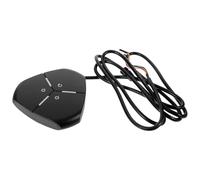 CRAFTHROU Interruptor de Encendido y Material Plástico Fácil de Operar con Cable de Extensión para PC de Escritorio Adecuado para Cafés y Hoteles