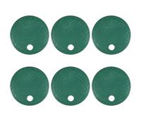CRAFTHROU Juego de 6 Tapas Redondas para Caja de Válvula de Riego, Material Durable para Protección de Válvulas en Sistemas de Aspersión de Jardines y Áreas Exteriores