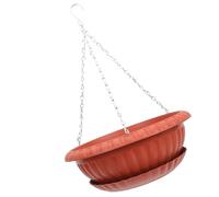 CRAFTHROU Maceta Colgante para Plantas y Flores, Jardinera Colgante de Plástico, para Balcón y Jardín, para Exhibir Plantas, Práctica, Redonda