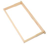 CRAFTHROU Marco de Madera para Colmena de Apicultura 483mm X 232mm Marco de Lámina de Cera de Panal de Colmena de Pino Natural Repuesto Uso en Apicultura Profesional y Hobby