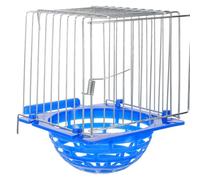 CRAFTHROU Nido de Pájaro Hecho de Alambre de Hierro y Plástico en Construcción de Nidos para Jaula Resistente y Fácil de Usar Adecuado para Cría de Canarios