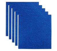 CRAFTHROU Pegatinas Base Impresora 3d de Papel Azul, Accesorios para Cama Caliente que Protegen y Extienden la Vida Útil, Pack de 5 Unidades para Oficina y Escuela