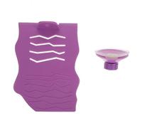 CRAFTHROU Plataforma Flotante y Rampa Escalonada de Abs Ventosa para Tortugas Superficie Plana Segura y Fácil de Instalar para Tanque de Peces