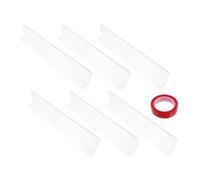 CRAFTHROU Protector Transparente para Alféizar de Ventana de Mascotas, Película de Abs Resistente a Arañazos, Protege Muebles sin Dañar la Pared, 1 Set Compatible Varios Tipos de Alféizares