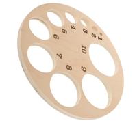 CRAFTHROU Rueda de Dilatación Cervical Simulación Clara del Proceso de Parto de Madera para Estudiantes Herramienta Educativa para Escuelas Médicas y Formación Obstétrica