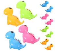 CRAFTHROU Sacapuntas Manual de Dinosaurio 12 Piezas, Mini Sacapuntas Portátiles para Lápices de Dibujo, Material de Oficina Escolar, Herramienta para Afilar Lápices, Varios estilos