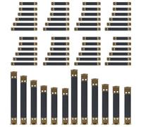 CRAFTHROU Set de 60 Piezas de Marcos Metálicos Flexibles de Hierro Clip de Resorte para Monedero y Bolso, Resistentes Apertura Flexible para Proyectos DIY