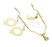 CRAFTHROU Soporte de Arpa Resistente y No Deformable de Pie Mesa de Hierro Dorado Sólido Juego de 1 Set para Pantalla de Lámpara para Lámparas de Salón