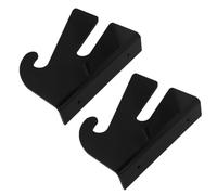 CRAFTHROU Soporte de Pared para Patinetas 1 Par Acrílico Negro | Expositor de Pared, Diseño Simple y Amplio, para Tienda y Almacenamiento, 1 Par