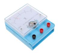 CRAFTHROU Voltímetro Ajustable para Laboratorio con Pantalla Analógica Precisa y Fácil de Usar para Pruebas de Física y Educación Eléctrica