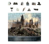 Crafthub Puzzle de Madera - A3 Harry Potter Rompecabezas para Adultos - Castillo de Hogwarts - Formas de Rompecabezas únicas - 158 Piezas - 27.6cm x 31.8cm