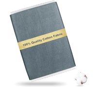 Craftido Tela 100% Algodón Oeko-Tex por metro, 112cm de Ancho x 280cm de Largo Extra - Peso Medio 145g - para Acolchado, Costura, Confección, Ropa de Cama, Forros y Manualidades - Grey