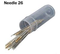 Crafting Made Easy 30PCS Agujas de metal resistentes diseñadas para la excelencia del bordado (C)