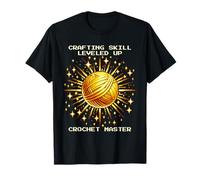 Crafting Skill Up Crochet Master - Pixel Gamer Style Camiseta