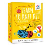 CraftLab Knitting Kit for Beginners Kids and Adults Includes All Knit