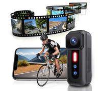 CraftNestUK Cámara deportiva 4k/1080p gran angular de 155°, antivibración/resistente a la lluvia, grabadora de ciclismo, grabadora de deportes al aire libre (1080P)