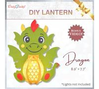 CrafTreat - Kit de linterna de papel de dragón
