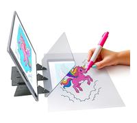Crafts&Co® Dibujo con Proyector | Seguimiento óptico | Herramienta de Seguimiento de Reflexiones | Kit de Dibujo con Proyectores para Celulares y Tablets | Tableta Gráfica para Niños