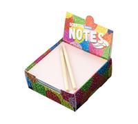 Crafts - Láminas de papel para rascar con 2 bolígrafos, 100 hojas de papel para rascar creativo para niños, suministros de manualidades para niños