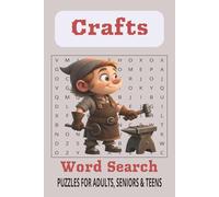 Crafts Word Search Puzzle Book: Word Searches with Easy to Read Print about Crafts, Relaxation, Celebrations and More | 6x9 inches, 110 pages | 50+ ... for Vacations, Holidays and Leisure Times