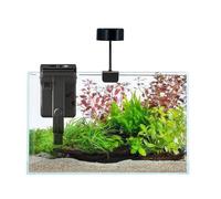 Craftsboys Kits de iniciación para peceras, acuario de vidrio de bajo hierro con filtro, luz LED para Aquascape DIY pequeño tanque de peces Betta (6 galones)