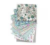 CraftsFabrics - 9 unidades de 50 x 50 cm, cuadrados precortados, 100% algodón para patchwork, acolchado, álbumes de recortes, costura, proyectos de manualidades y manualidades