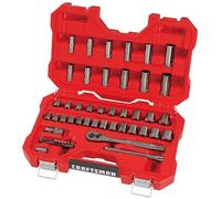 Craftsman 51-Piece Socket Set with Storage Case, SAE/Metric Mechanics Tool Set (CMMT82334L)